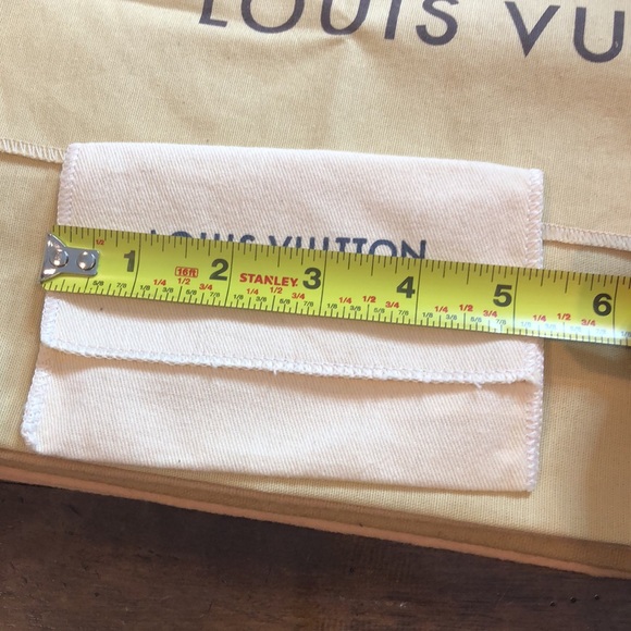 LOUIS VUITTON Folding Dust Bag Card Holder Key Case  Size - Picture 7 of 7